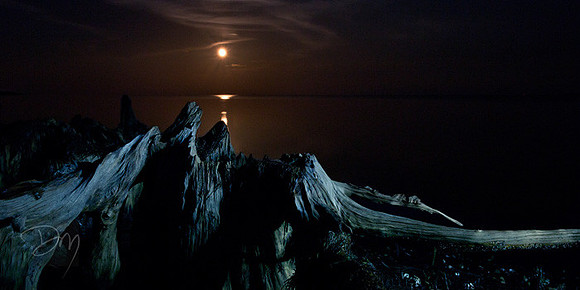 Moon Over Craggy Peaks
