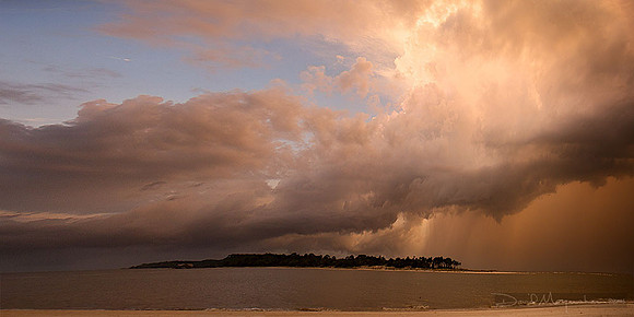 St Vincent Storm Panorama