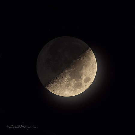 3D Quarter Moon