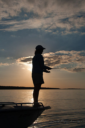 Sue Fishing Sunset