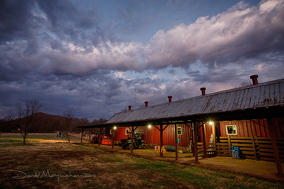 Pre-dawn Farm